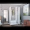 Tuhome Austral 3 Door Armoire with Drawers, Shelves, and Hanging Rod, White CLB4614 - alternate 1